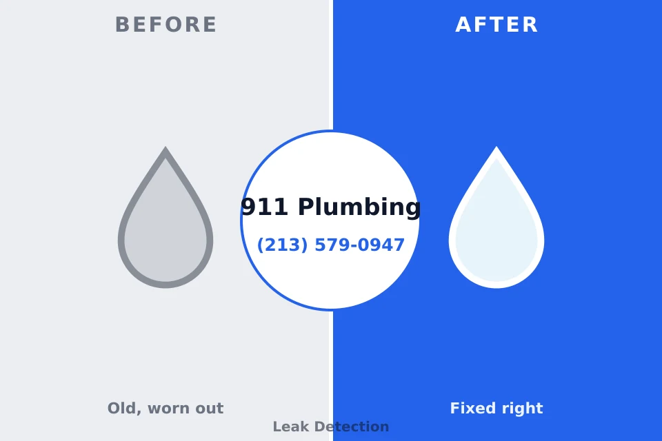 Before and after: plumbing repair Pardeeville, WI